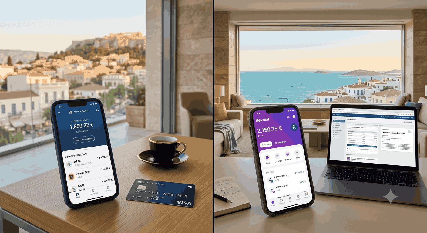 Revolut GR : ouvrir un compte bancaire grec en ligne pour retraités