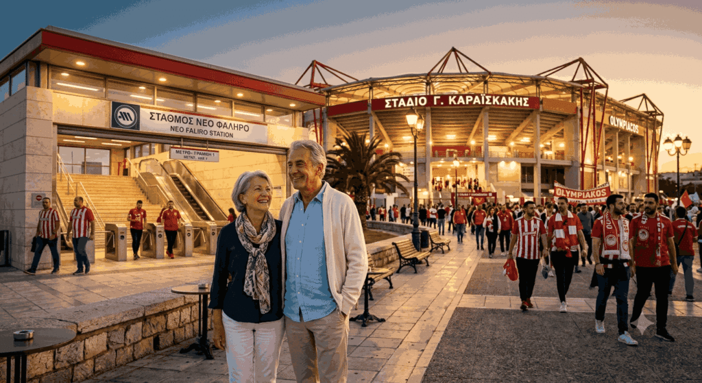 Séjour Découverte en Grèce — football, Pirée et art de vivre méditerranéen avec retraite en grèce et Retir' In G